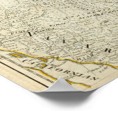 Poster Une Carte Précise De La Section Nord-Américaine (Coin)
