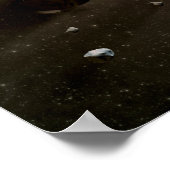 Poster Une Ceinture Astéroïde Autour De L'Étoile Lumineus (Coin)