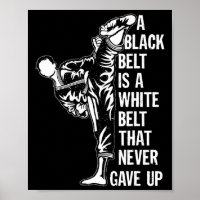 Une Ceinture Noire Est Une Ceinture Blanche Qui N'