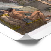 Poster Une cérémonie de mariage avec des Indiens du Canad (Coin)