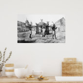 Poster Une chaise de dédan brésilienne et une personne me (Cuisine)