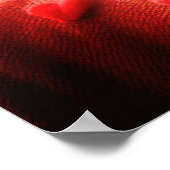 Poster Une chambre de la Saint-Valentin décorée avec amou (Coin)