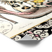 Poster Une chaussure, un sac et une paire de lunettes (Coin)