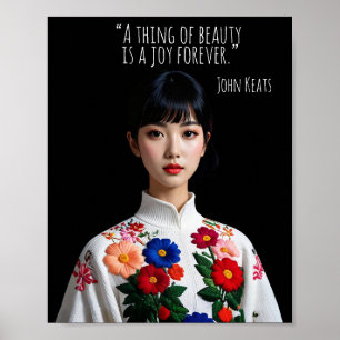 Poster Une chose de beauté est une joie pour toujours