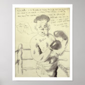 Poster Une collection de huit lettres illustrées à son F (Devant)