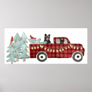 Poster Une collection de Noël très bariolée