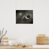 Poster Une collision entre des objets massifs dans l'espa (Cuisine)