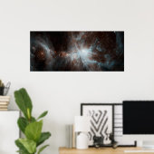 Poster Une colonie de jeunes étoiles chaudes dans l'Orion (Bureau à domicile)