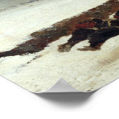 Poster Une colonne d'infanterie sur le chemin d'un raid (Coin)