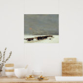 Poster Une colonne d'infanterie sur le chemin d'un raid (Cuisine)