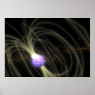 Poster Une conception d'artiste du magneta 1806-20 de SGR