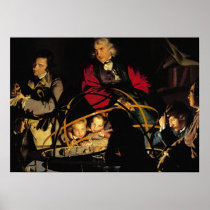 Poster Une conférence de philosophe sur l'Orrerie