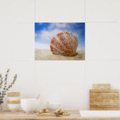 Poster Une Coquille Propulsée Dans Le Sable (Cuisine)