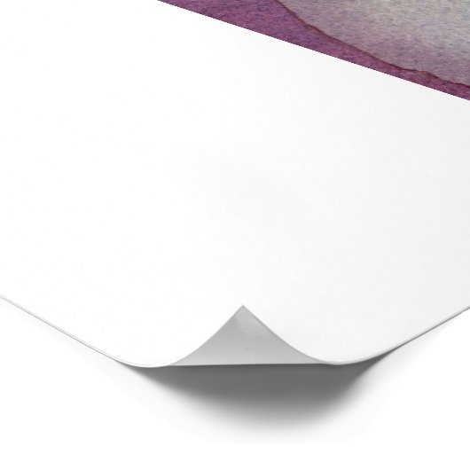 Poster Une couleur d'eau (Coin)