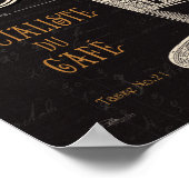 Poster Une coupe contemporaine de café (Coin)