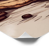 Poster Une coupe de café et de cookies (Coin)