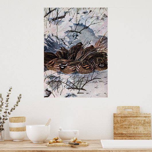 Poster Une couverture de Bobwhites (Cuisine)