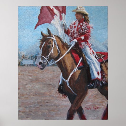 Poster Une cowgirl canadienne (Devant)