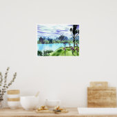 Poster Une crique (Cuisine)