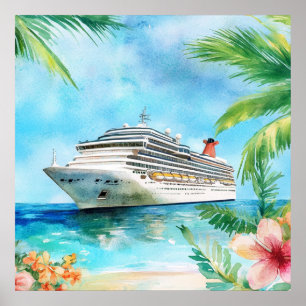 Poster Une croisière d'été
