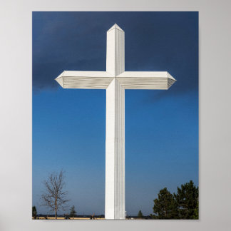 Poster Une croix de 19 étages près de Groom au Texas