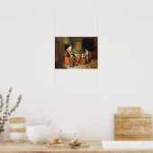 Poster Une cuisine Intérieur, 17ème siècle (Cuisine)