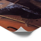 Poster Une dame assise à la Virginal (Coin)