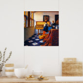Poster Une dame aux virginals avec un gentleman (Cuisine)