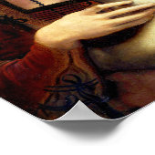 Poster Une dame avec une mine par Leonardo Da Vinci (Coin)