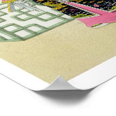 Poster Une dame de distinction dans son habitude de cérém (Coin)