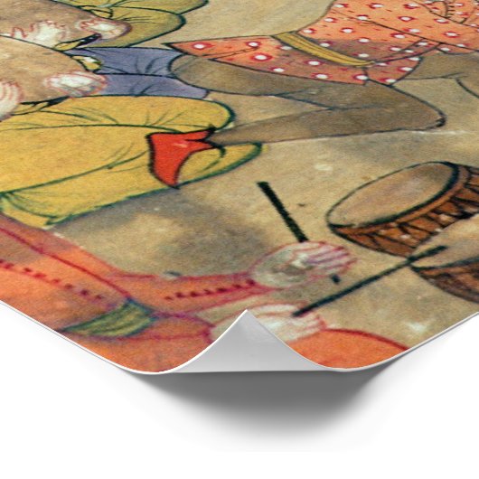 Poster Une danse pour le plaisir de Sultan Ahmet III (Coin)