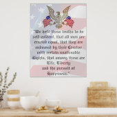 Poster Une déclaration d'indépendance stupéfiante Patriot (Cuisine)