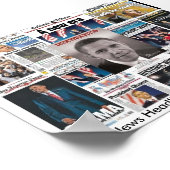 Poster Une des journaux le 5 novembre 2008 (Coin)