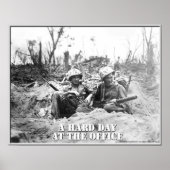 Poster Une dure journée au bureau (Devant)