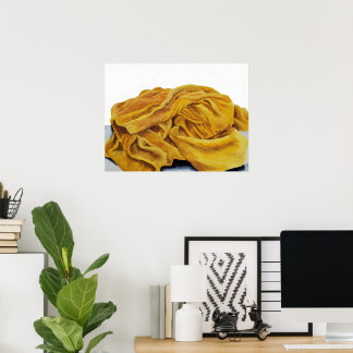 Poster Une écharpe jaune