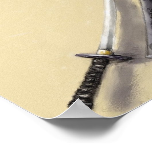 Poster Une épée japonaise (Coin)