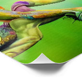 Poster Une époque de peinture à l'huile repensée (Coin)