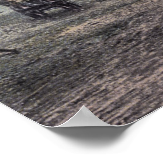 Poster Une équipe de Mule au Camp Lewis (Coin)