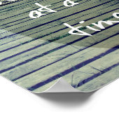 Poster Une étape à la fois (Coin)