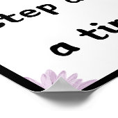 Poster Une étape à la fois, Citation (Coin)