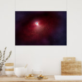 Poster Une Étoile De Neutron Avec Un Disque De Poussière  (Cuisine)