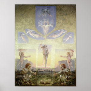 Poster Une étude pour la deuxième version du '