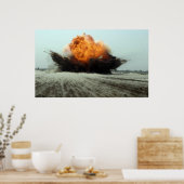 Poster Une explosion éclate (Cuisine)