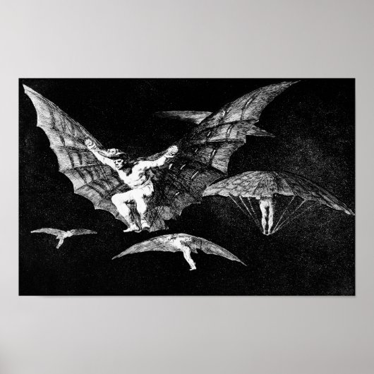 Poster Une façon de voler, Francisco Goya (Devant)