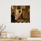 Poster Une famille à l'intérieur (Cuisine)