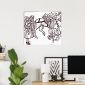 Poster Une famille de mendiants (Bureau à domicile)