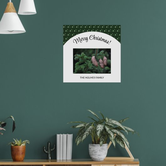 Poster Une famille de Noël photo (Salon 1)