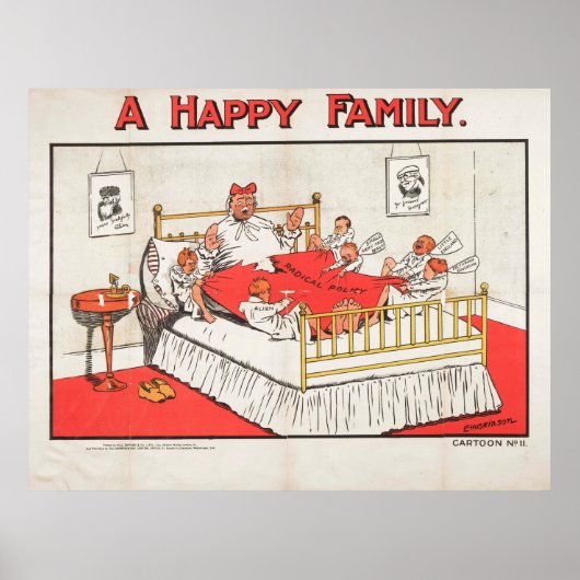 Poster Une famille heureuse (Devant)