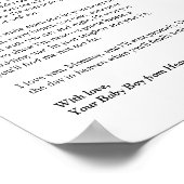 Poster Une fausse couche Oublie-moi Je ne suis pas dans l (Coin)