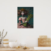 Poster Une fée d'asperges (Cuisine)